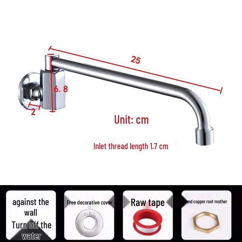 

Mengguan Commercial Kitchen Swivel Faucet