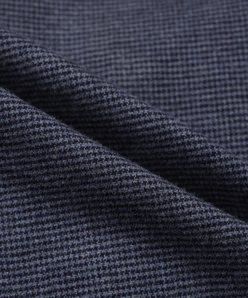 BROOKS BROTHERS Classic Fit Flannel Houndstooth Trousers (Blue) (Bbptmf4723Mef)