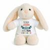 Planetee Plush Baby Rabbit Comfort Toy My Mission Guitar With Dad Birth Gift Newborn Girl Boy Baby Shower