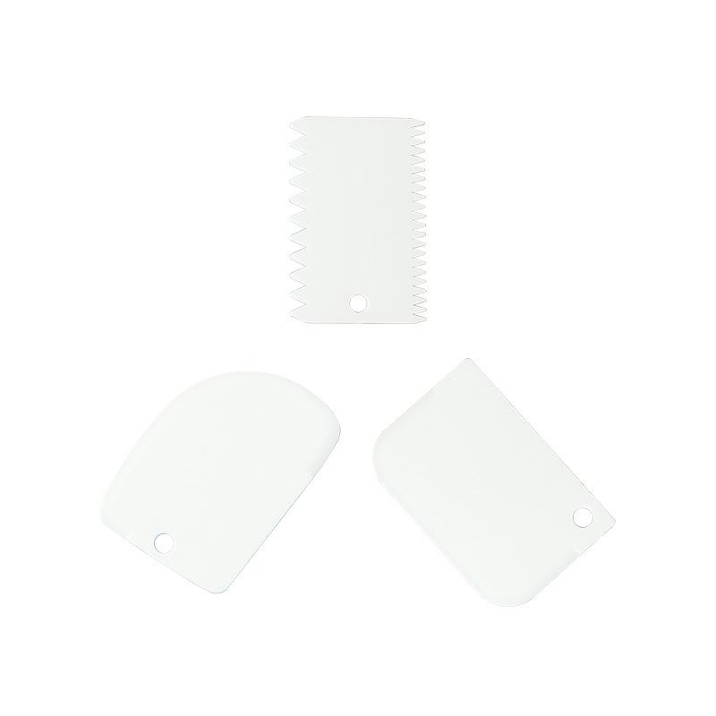 

3 шт./лот скребок для крема, разглаживатель, сделай сам, украшение торта, помадка, формочки для теста, кухонные скребки, лопатки для выпечки, инструменты белый