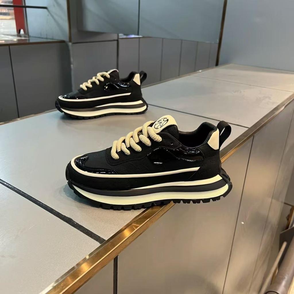 Mode Herren Vulkanisierte Schuhe Plateau Sport Laufschuhe Hohe Qualität Rutschfest Verschleißfest Wanderschuh Männlicher Freizeitschuh