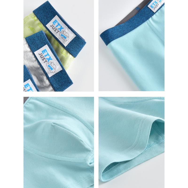 ETX JUST Boys' Boxer Briefs: Flat-Legged, Medium & Large Toddler, Child Development Period, Four-Legged Pants.