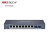 Hikvision 10-портовий керований гігабітний PoE-комутатор