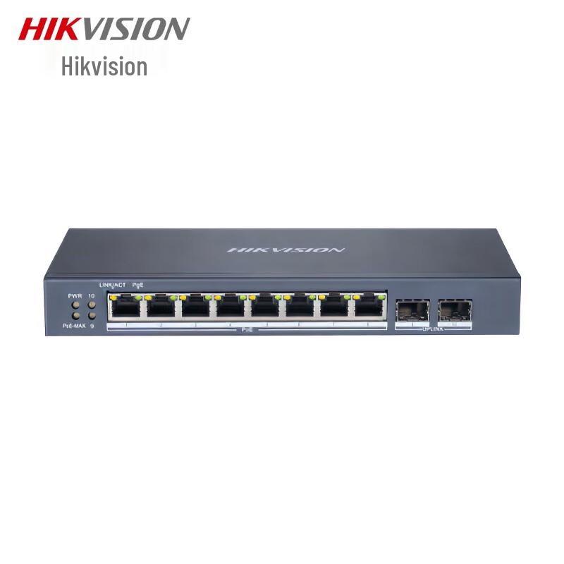 

Hikvision 10-портовий керований гігабітний PoE-комутатор