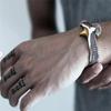 1pc Indian Tribal Eagle, Open Adjustable Bracelet, Men's/Women's Domineering Wildlife Metal Jewelry Accessory Gift