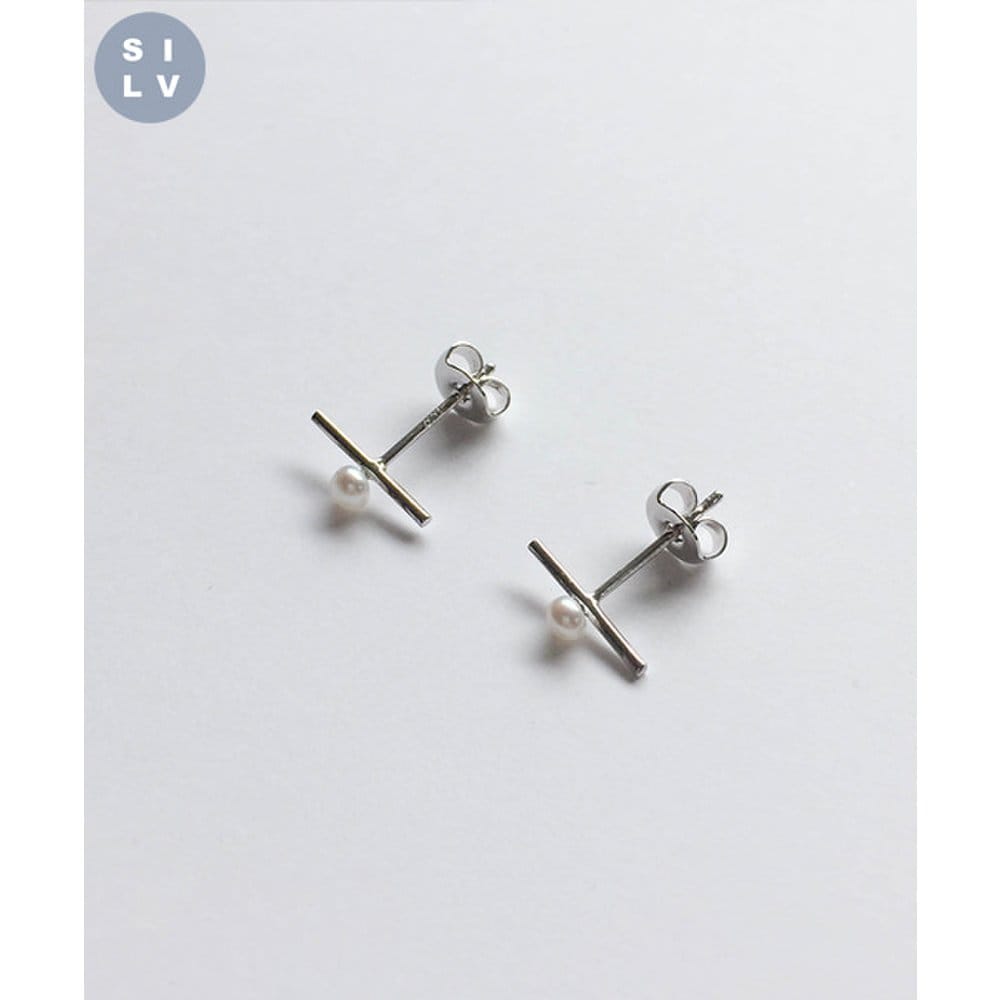 [4Xtyle] (Silver925) Think Earring