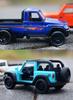 1:36 Jeep Metal Car Alloy Model Off-Road Three Doors Pull Back Boy Gifts Cross-border Wholesale