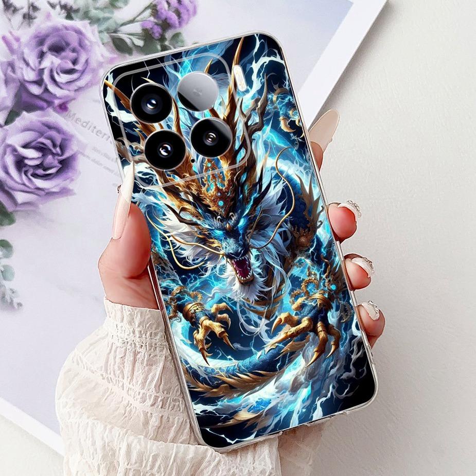 For Xiaomi Mi 15 Pro 5G Case New Fashion Painted Cover Soft Silicone Slim Phone Case For Xiaomi 15 Pro Mi15 5G Back Cover Fundas