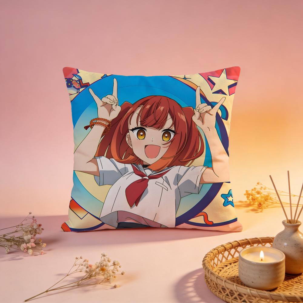 Fashion Wwatashi o Tabetai Hito de Nashiing Cushion Cover Comfortable Durable Pillow Cover MultiScene for Home Office Car Sofa