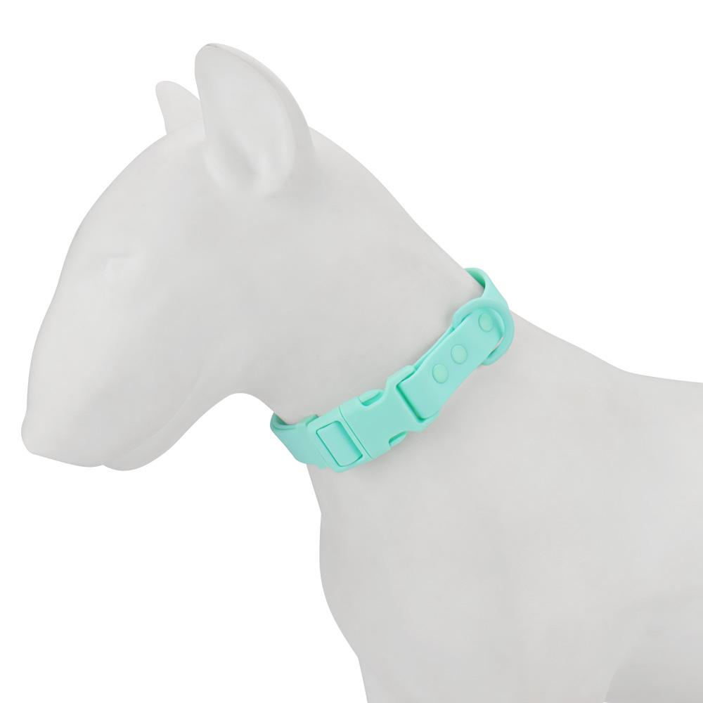 Candy Color PVC Dog Collar Adjustable Pet Large Cat Necklace Collars for Small Medium Big Dog
