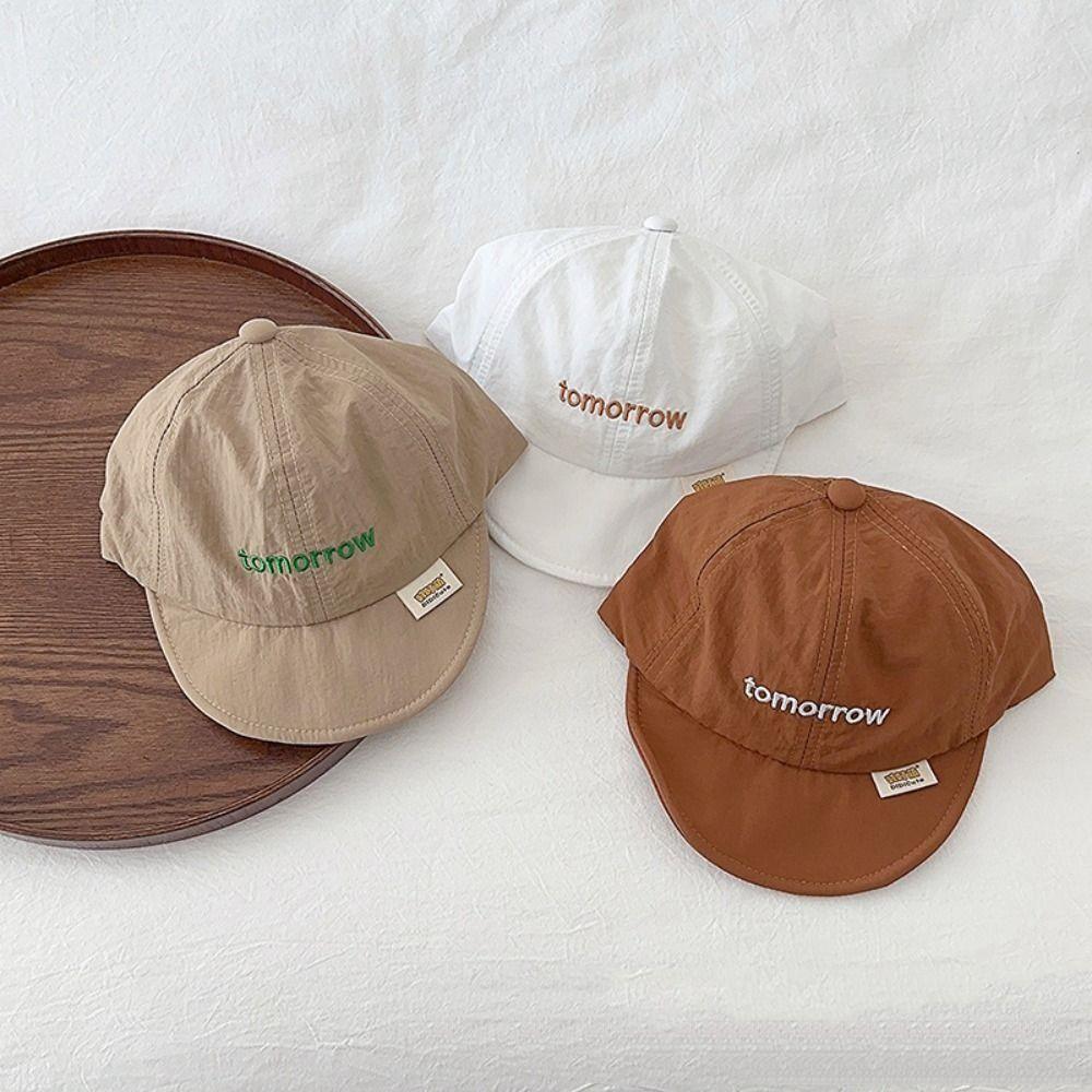 Soft Baby Peaked Hat Summer Children Visors Cap New Letter Baseball Cap Boys Girls