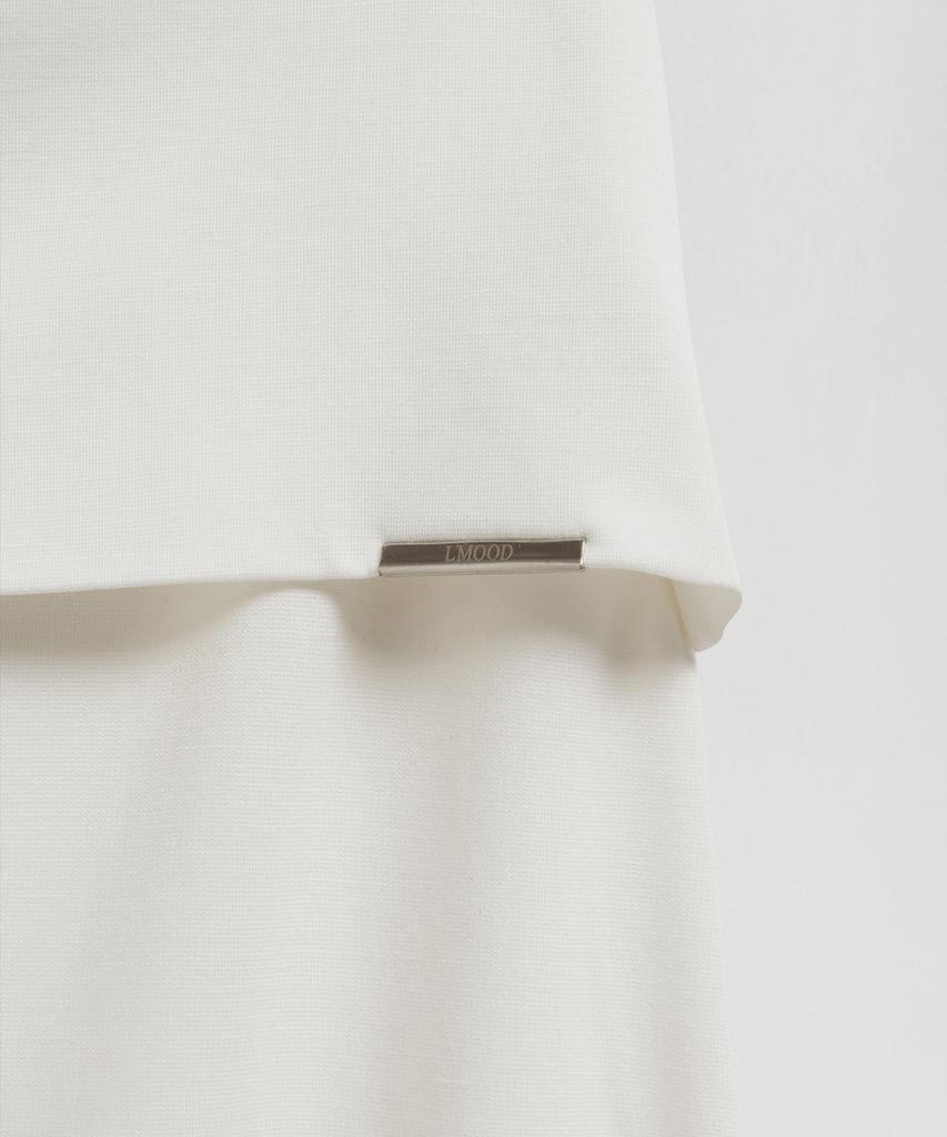 El Mood Woman Martini Max Skirt Ecru