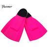 Silicone Fins 1 Pair Diving Swimming Training Professional Snorkeling Flippers Short Blade Leg Strength Building Adults Kids