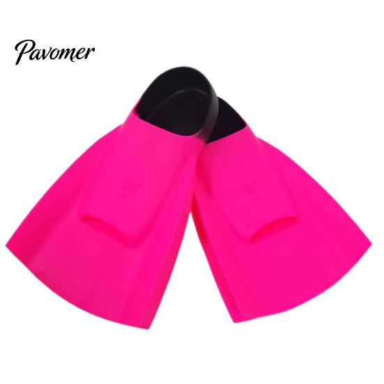 Silicone Fins 1 Pair Diving Swimming Training Professional Snorkeling Flippers Short Blade Leg Strength Building Adults Kids