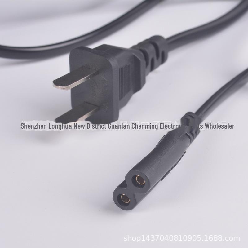 1.5m Pure Copper Figure-8 Power Cord for Hand Warmers, Two-Hole Design