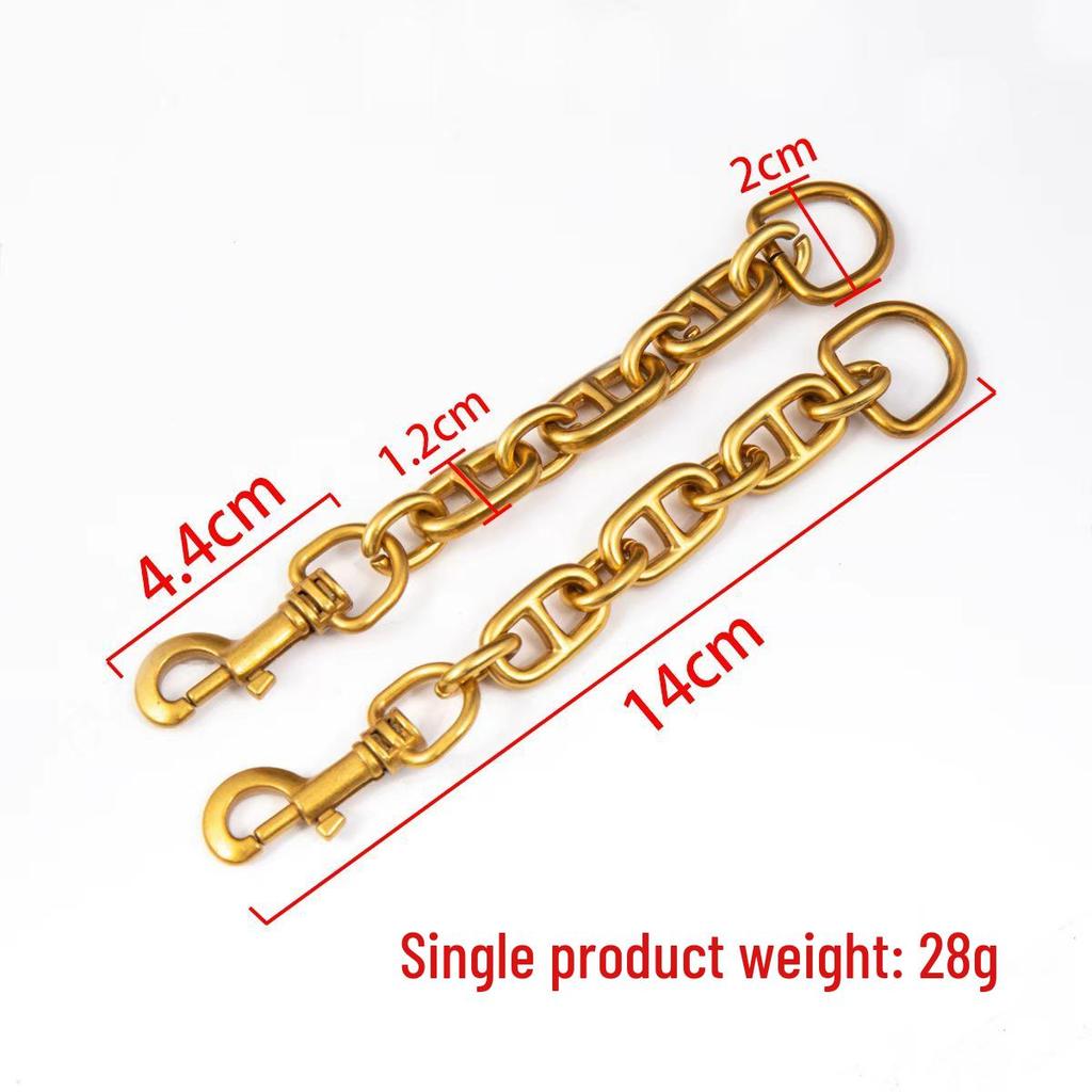 Pearl Mahjong Bag Chain: Gilded Shoulder Strap Accessory for DIY Bag Modification