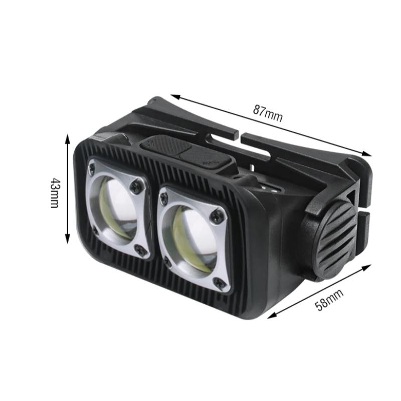 

K372 LED Headlamp Super Bright Work Headlight Type-C Rechargeable Torch Waterproof Camping Outdoor Lantern 1PC чорний