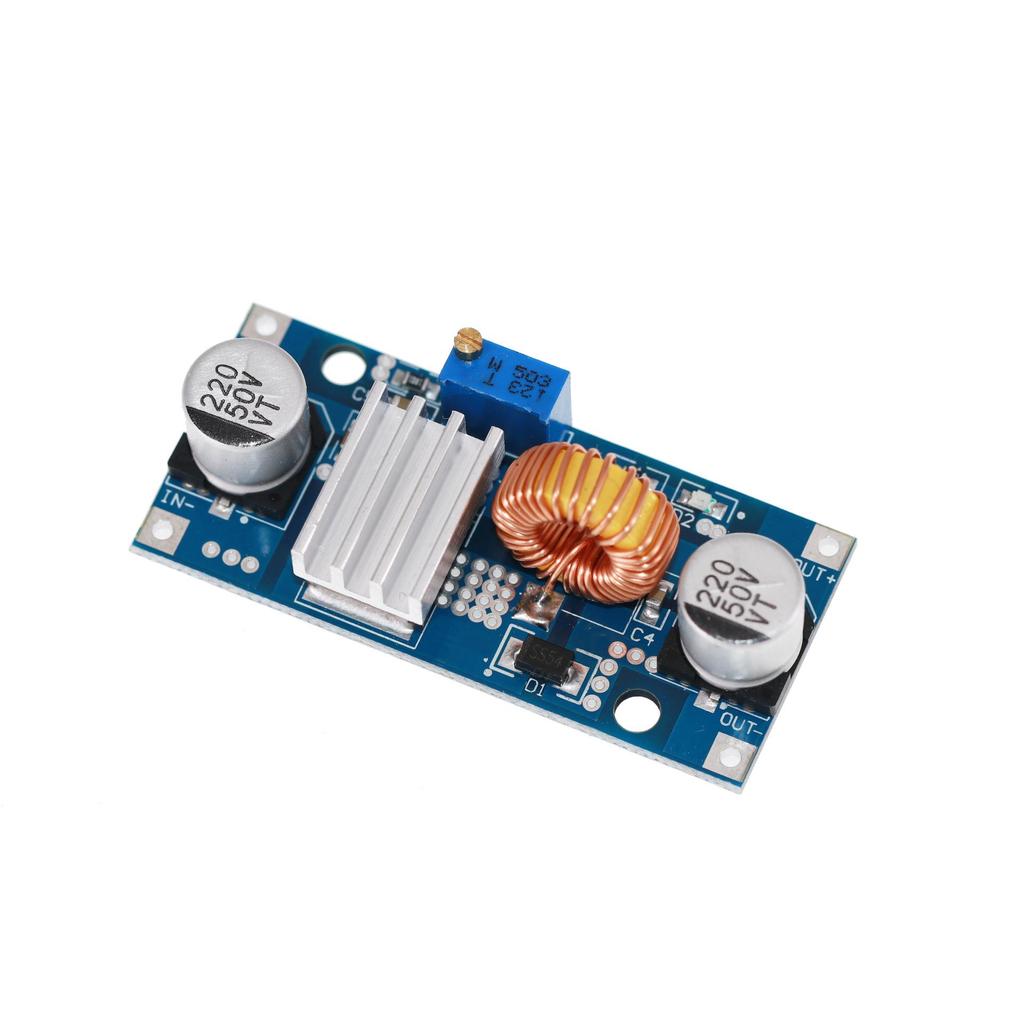 XL4015E 5A 4-38V High-Efficiency DC-DC Adjustable Buck Module with Low Ripple, Surpassing 2596.