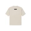 Fear of God Essentials T-Shirt Weizen 1977 Serie Digitales Flockmuster Kurzarm Überschnittene Schultern T-Shirt Damen Oberteile FOG-SS22-188