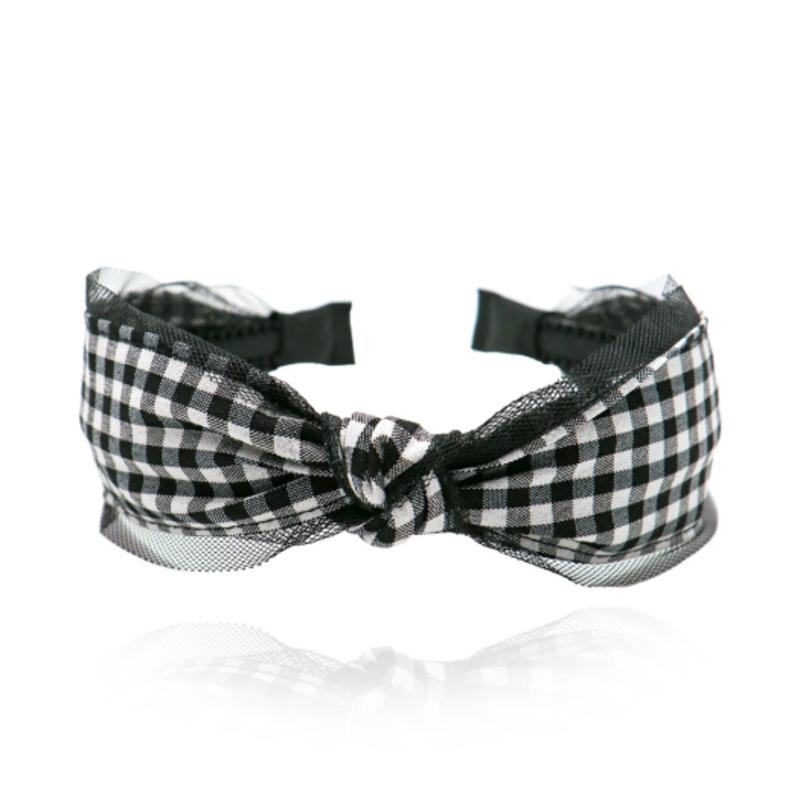 UNI.J Check Pattern Head-Band Ia136