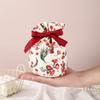Ribbon Bow Small Flower Wrist Bag Pearl Handle Bowknot Handbag Festive Sugar Bag  Female/Girls