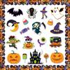 Autumn paper card leaf squirrel pumpkin Happy Fall background wall bulletin board decoration Thanksgiving wall stickers