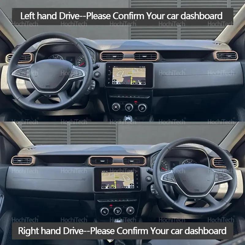 עבור RENAULT DUSTER DACIA DUSTER 2023+ כיסוי לוח מחוונים לרכב, כיסוי פלטפורמת מכשירים למניעת אור, שטיחון, אביזרי שטיח