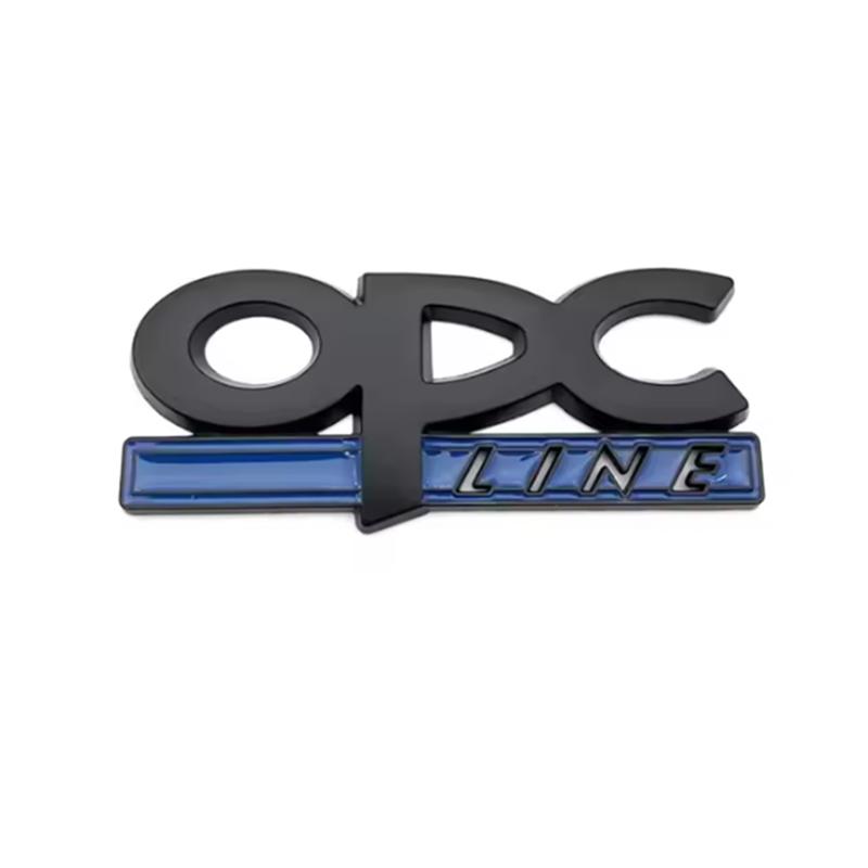 OPC Line Emblem Front Grille Badge Tail Stickers Logo For Opel Astra G H J K F Corsa D Zafira B Insignia Mokka Regal Accessories