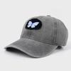 Butterfly Baseball Cap Embroidery Cartoon Peaked Cap Sun Protection Hat Sun Hat  Girl/Boy