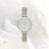 Fieldwork Women's Analog Watch with Metal Band, Slim Design, Simple and Easy To Read, Opus Silver and White, JN042-1