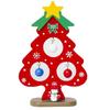 Mini-Weihnachtsbaum-Desktop-Dekoration, Weihnachtsdekoration aus Holz, Tischkarte, festliche Atmosphäre