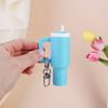 Mini Cup Keychain Mini Tumbler Keychain Cute Tumbler Key Ring Handbag Charms Key Ring Mini Keychain Pendant for Handbag Decor