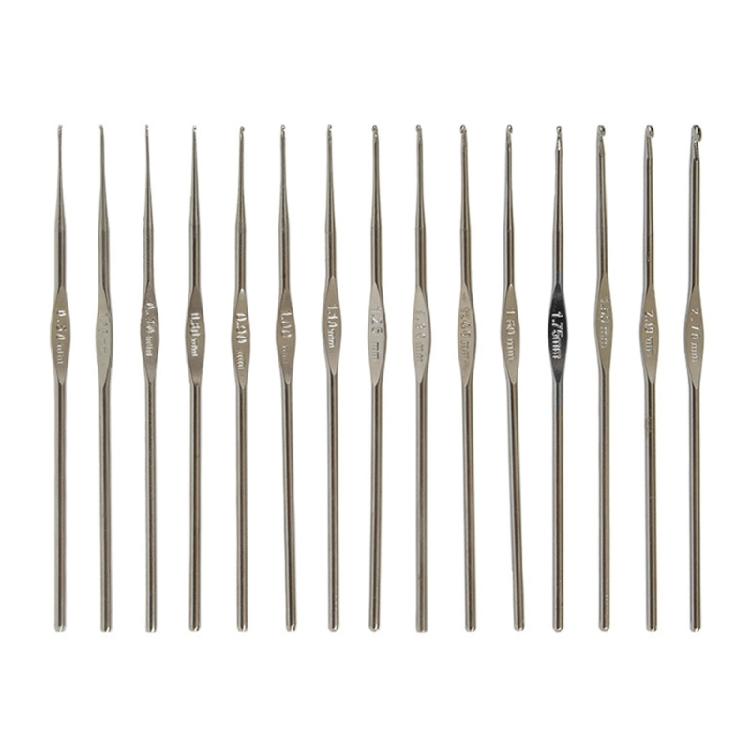 Aluminum Crochet Needle with Different Size for Lacework Hand Knitting Sweater
