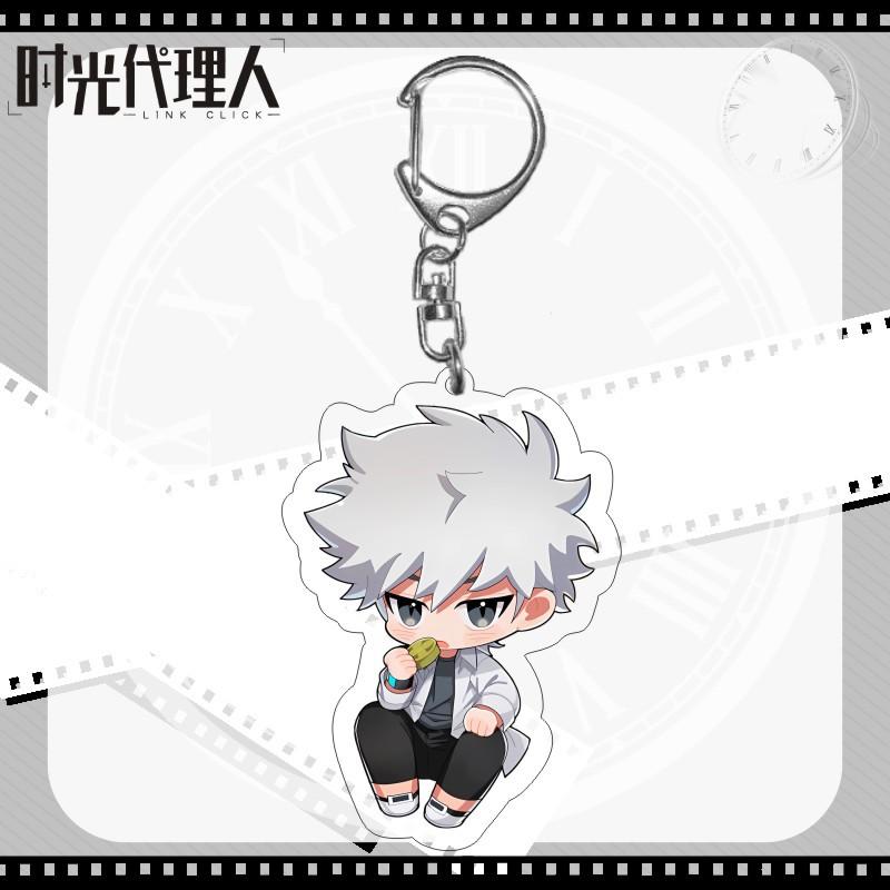 6CM Anime Link Click Shiguang Daili Ren Cosplay Schlüsselanhänger Cheng Xiaoshi Lu Guang Acryl Figur Anhänger Schlüsselanhänger Geschenk für Fans