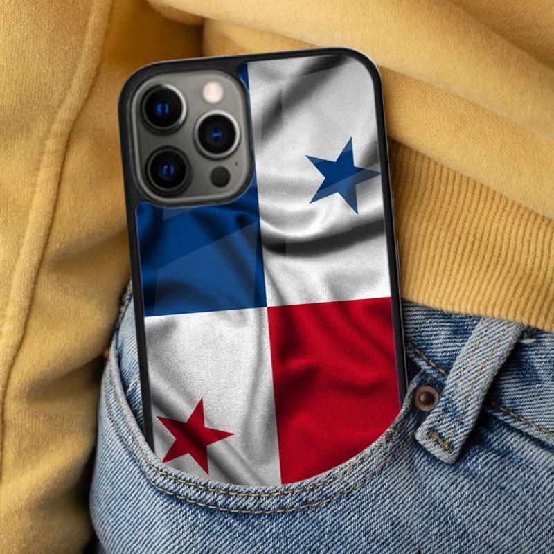 Panama Flag Soft Phone Case for iPhone 17 Air 16e Pro max 15 Pro 13 14 Plus 11 12 MagSafe Magnetic Coque