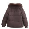 New short cotton clothes women's winter slim fashion thickened fur collar thickened warm jacket