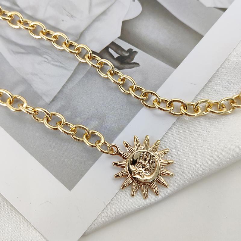 Punk Hip Hop All-match Waist Chain Sun Vintage Metal Womans Belt For Dress Vintage High Waist Chain Belt for Women