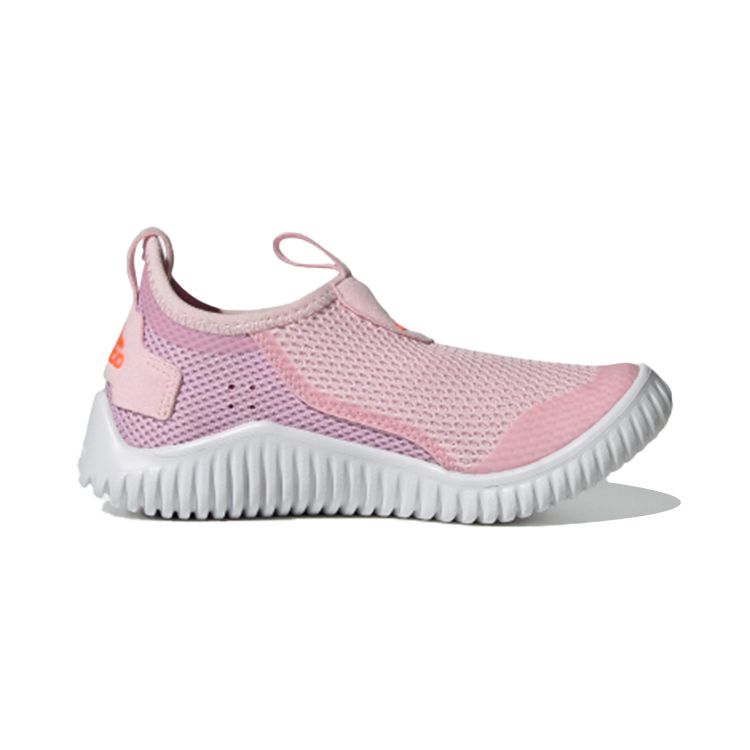 Adidas Rapidazen S.Rdy C Slip Resistant Durable Mid-Top Kids Running Shoes Kids Running Shoes Pink White FZ3955