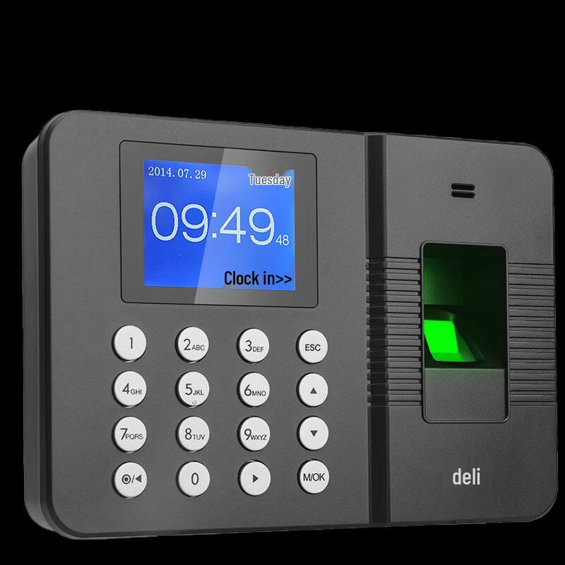 Deli 3960 Biometric Face & Fingerprint Time Clock