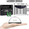 8-Pack Solar LED Garden Fence Lights - Wireless, Waterproof Wall/Patio Outdoor Security Lamps