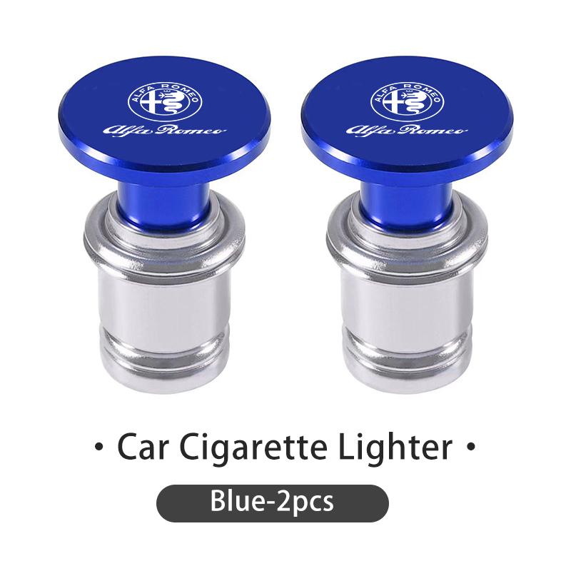 2026 Hot Sticker For Alfa Romeo Universal Car Aluminum Eject Button Cigarette Lighter Cover Giulietta 940 2010-2014 2015 2016 20
