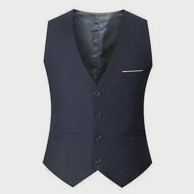 Gilet da abito da uomo taglia L stile coreano vestibilità slim senza ferro