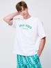 Gray Decision Good Vibe Crew Neck Men'S Short Sleeve T-Shirt White