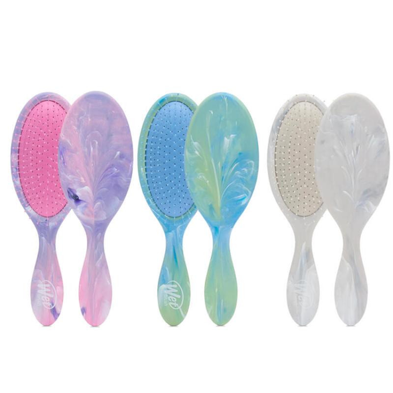 Hairbrush Original Detangler Matte Marble Dry Comb pink