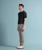 Panicalle Charcoal Basic Round Short Sleeve T-Shirt