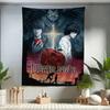 Anime Death Note DN L Klassisch Vintage Cartoon Wandteppich Wandbehang Dekoration Haushalt Wohnkultur