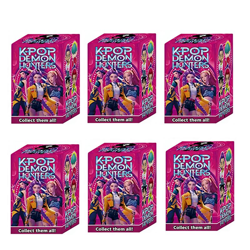 10-piece blind box Q Version K-pop Action Model PVC Toy Derpys Saja Boys Rumi Mira Zoey Sussy Figurine Doll For Fans Gift