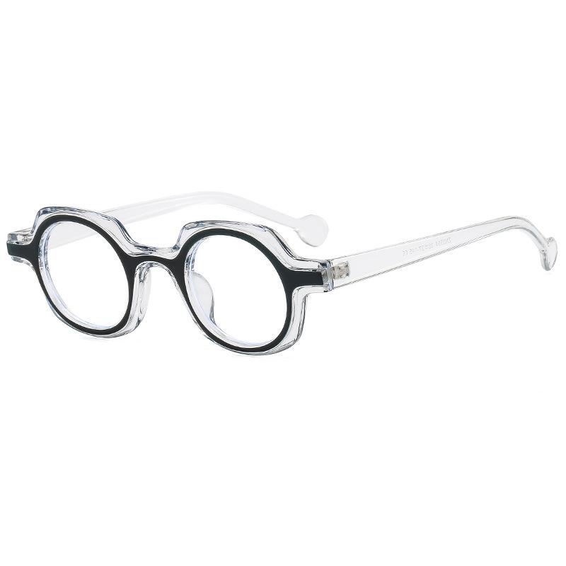 Spring new popular changeable new plain modified sunglasses American YK colorful contrasting color wearing glasses
