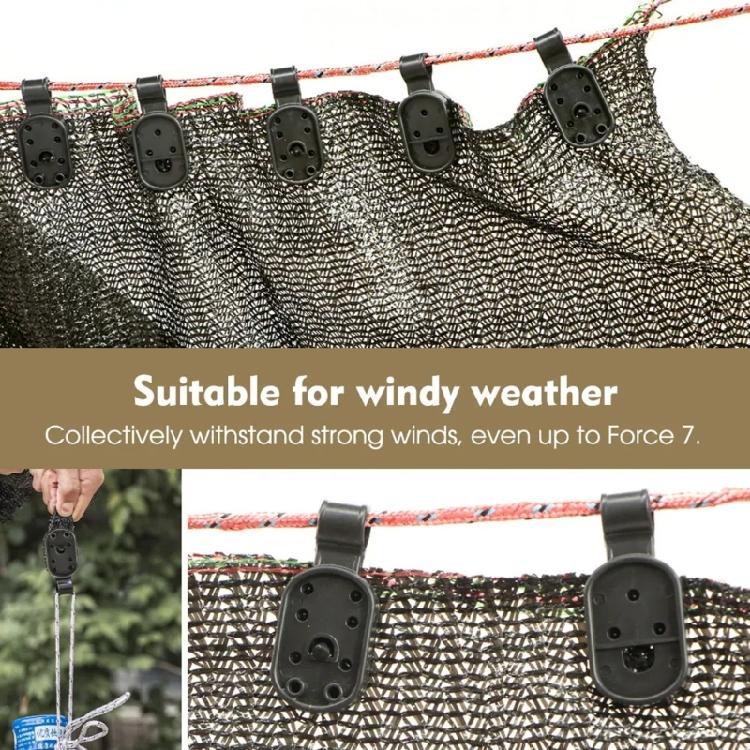 50pack Greenhouses Cooling Sunshades Net Fixing Clip Fence Net Fix Clamps Hook for Home and Professional Gardening Use