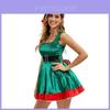 Elf Costume Dress With Cotton Polyester Fabric For Christmas Party And Stage Performances